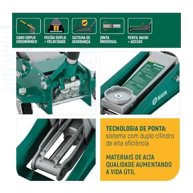 Macaco Hidráulico Tipo Jacaré 2.500 Kg ST97813SC SATA-845c3b6d-9cea-4101-84fc-2c509f80d505