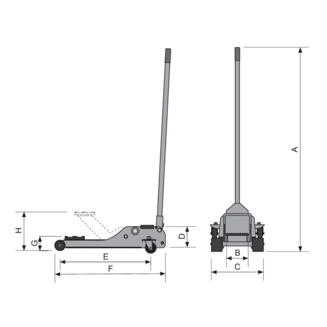 Macaco Hidráulico Tipo Jacaré Curto e Rebaixado 4Ton Roda de Ferro J4000 BOVENAU-0c5e0a30-6f2d-4db2-92ed-e0f423ac6d5e