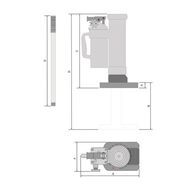 Macaco Hidráulico Tipo Unha até 5 Toneladas MIU5000 BOVENAU-73ea278e-e41a-443c-972e-76508626d49b