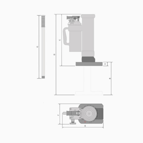 Macaco Hidráulico Unha 10 Toneladas MIU10000 BOVENAU-ee6309d6-733c-4201-820b-9f7744d30a70
