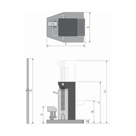 Macaco Hidráulico Unha 10 Toneladas MU10000 BOVENAU-76657cba-cd37-49a0-93ef-9801097cfa16