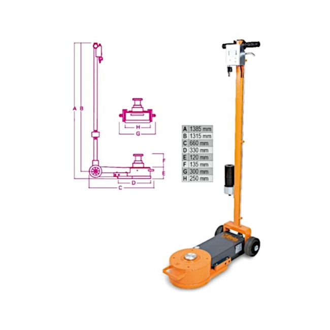 Macaco Hidropneumático 15-30-60 Toneladas 3 Estágios 3067/60-15T BETA-d4ee9f4a-6205-4fb9-878f-74faa581d117