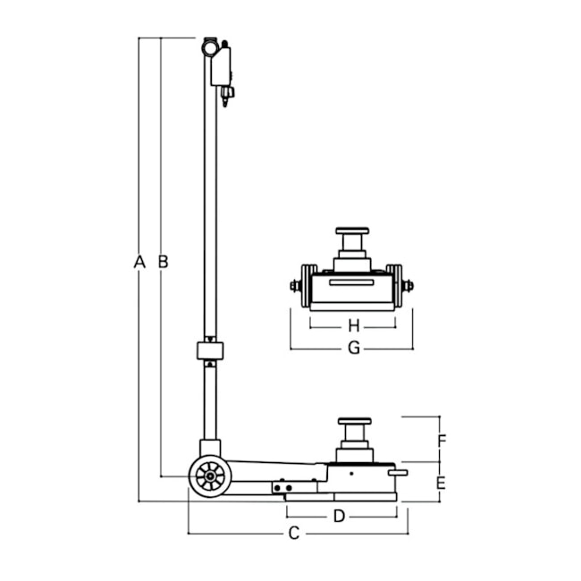 Macaco Hidropneumático 15-30-60 Toneladas 3 Estágios 3067/60-15T BETA-0dd5bbde-02d5-4e1c-8dfc-320d066fa3d2