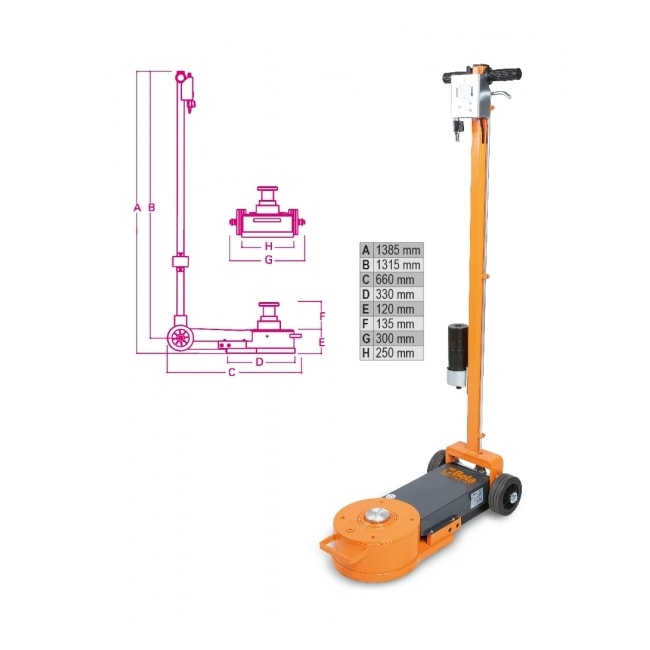 Macaco Hidropneumático 15-30-60 Toneladas 3 Estágios 3067/60-15T BETA-4646cc79-c9d5-4b8b-a5eb-37816fd14b76