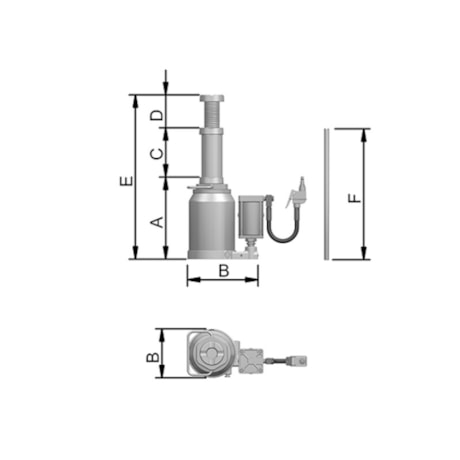 Macaco Hidropneumático Tipo Garrafa 50 Toneladas 50801RP MTP 50 BOVENAU-f1c34860-cdd7-44ec-b218-712139012853