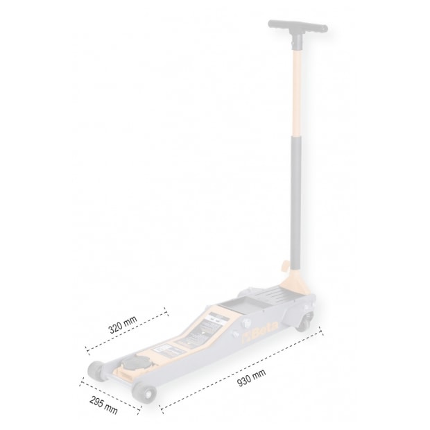 Macaco Jacaré 2 Toneladas Longo Rebaixado Roda em Nylon 3029L/2T BETA-579c47f6-ae7a-4876-af7b-d65142a2f35a