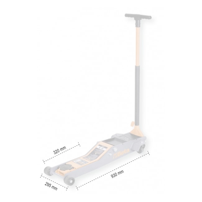 Macaco Jacaré 2 Toneladas Longo Rebaixado Roda em Nylon 3029L/2T BETA-a4565916-214c-403e-8b15-74c98bac4001