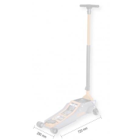 Macaco Jacaré 2 Toneladas Rebaixado com Roda em Nylon 3029/2T BETA-0465b5f0-2f9b-4439-956c-db40b8c155d2