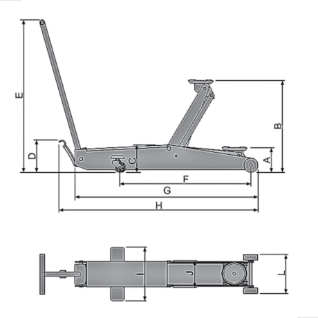 Macaco Jacaré Longo 2 Toneladas Roda de Ferro com Porta Ferramentas J2200 BOVENAU-8cd68695-427e-4d62-a937-51ed97c809c8