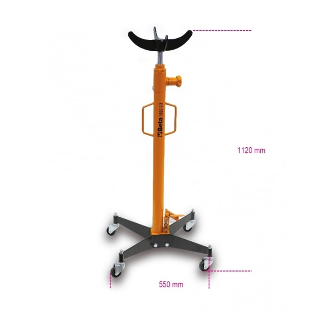 Macaco para Câmbio Hidráulico de Fosso 300kg com Roda em Nylon 3026 0,3 BETA-67a2f1f4-592f-456e-8f0d-d66cf9ea7a73