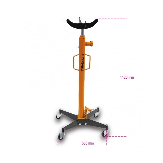 Macaco para Câmbio Hidráulico de Fosso 300kg com Roda em Nylon 3026 0,3 BETA-08f62454-7608-404d-8307-9252bd931243