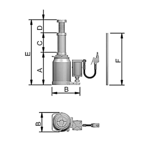 Macaco Tipo Garrafa Hidropneumático 30 Toneladas 30800 MTPM 30 BOVENAU-d8f87625-0bb9-46c1-ba14-f499f475a2b6