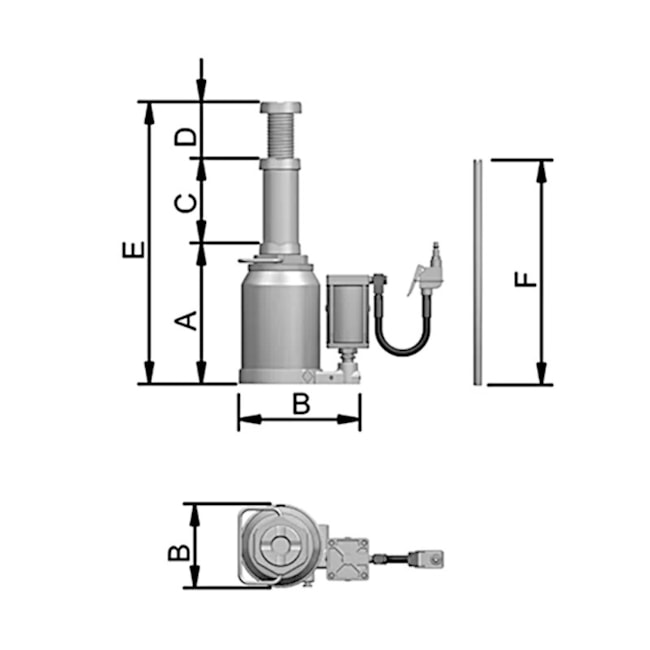 Macaco Tipo Garrafa Hidropneumático 30 Toneladas MTP30 BOVENAU-1c58e705-775f-4f0f-a260-b89cd94c3c08