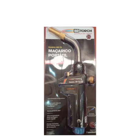 Maçarico a Gás Portátil BR-T6 BRTORCH-3aa76281-8f34-4383-9cc2-99560f78983d