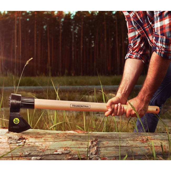 Machado Soldado com Cabeça Redonda Cabo de Madeira 90cm 77322534 TRAMONTINA-0d1b3587-a433-4a6f-a297-d1ea73f76112