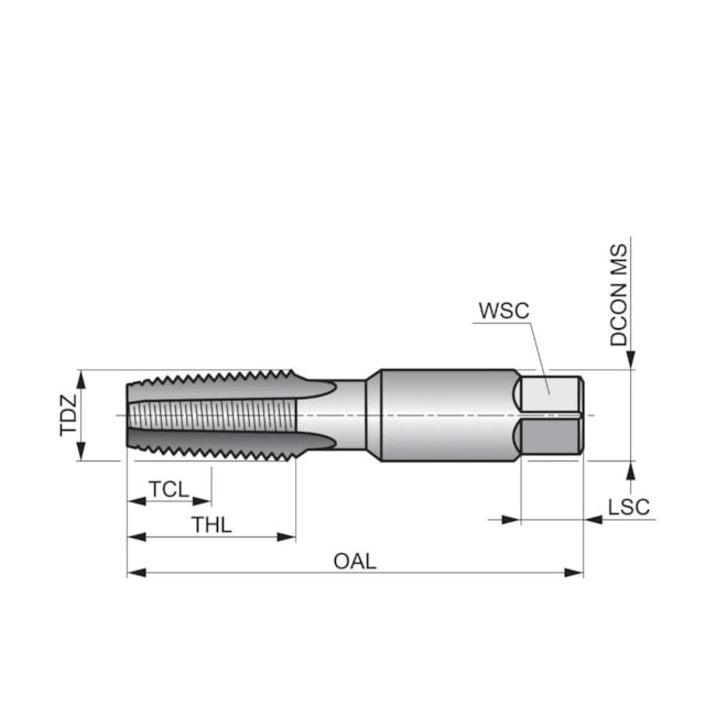 Macho Manual HSS NPT 1