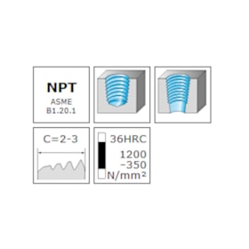 Macho Manual HSS NPT 1/2