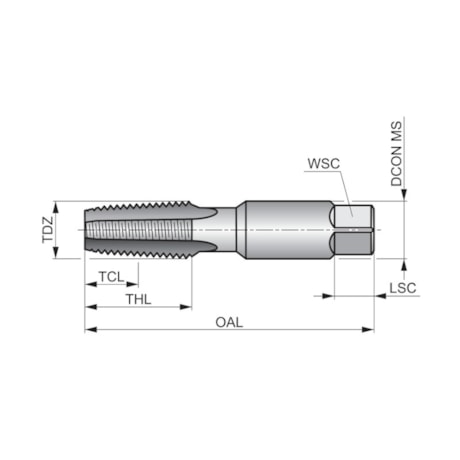 Macho Manual HSS NPT 1/4