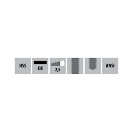 Macho Manual p/ Tubo HSS NPT 1/8