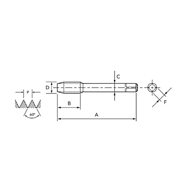 Macho Máquina Canal Helicoidal HSS-E M6x1,00mm Din 376 Oxidado VA-SFT OSG-487e9dc2-646b-41d8-a4a0-65704ef96f02