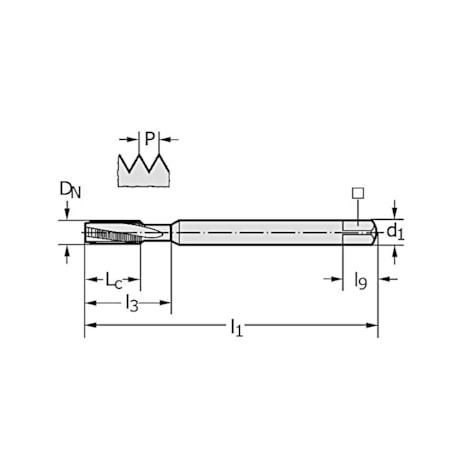 Macho Máquina Canal Helicoidal HSS-PM M1.4x0,30mm Din 371 20416-M1.4 PROTOTYP-766576be-bb84-49f1-b305-efdfeef265f2