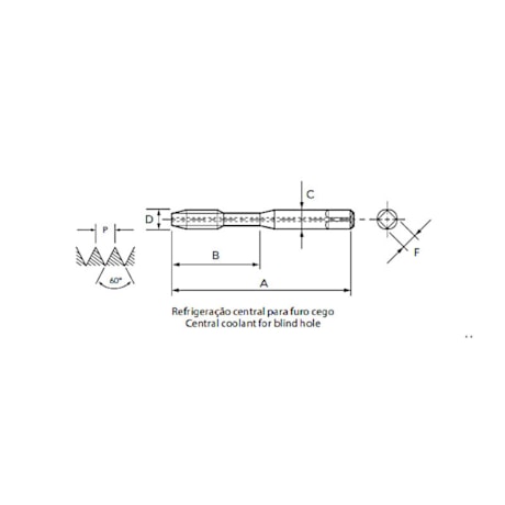 Macho Máquina Canal HSS-PM M6x1,00mm Din 371 TICN VP-DC-MT OSG-a5a92e5e-b46b-43b1-a11f-fcb1f74a2e41