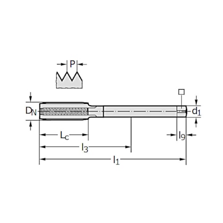 Macho Máquina Canal Reto HSS-E M20x2,50mm Din 376 E20364-M20 PROTOTYP-64c80997-f305-4dfb-9aa3-c01003803e6f