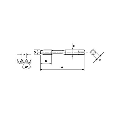 Macho Máquina Canal Reto HSS-E M3x0,50mm Din 371 250/3 OSG-7528b74b-9243-4a53-ba0b-b2b47d4801da