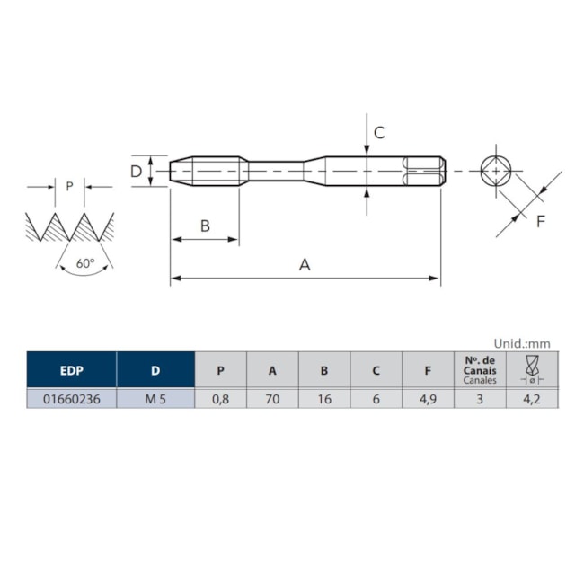 Macho Máquina HSSE CR M5 x 0,8 DIN 371 ALTIN 1150/0 GG-MAX OSG-d9c3d14a-afec-4efa-8cac-eb64e537b41c
