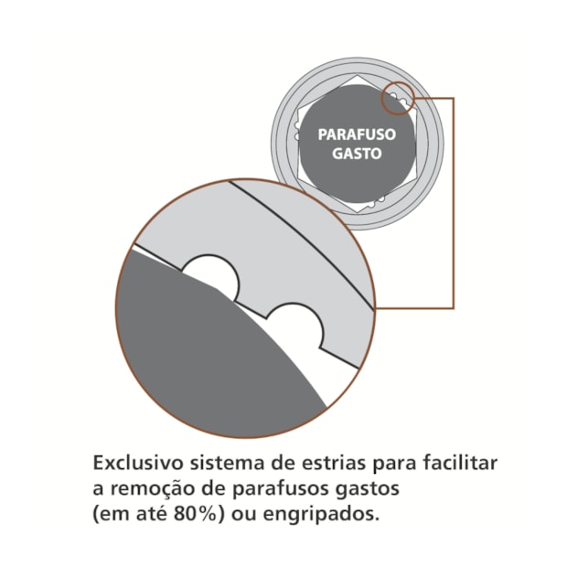 Maleta com Soquetes Xtractor Plus e Acessórios 1/2