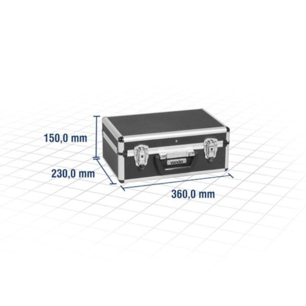 Maleta de Alumínio Preta para Ferramentas MFV 141 VONDER-bcf2b822-131e-4a4a-84ea-37fcfc006fa1