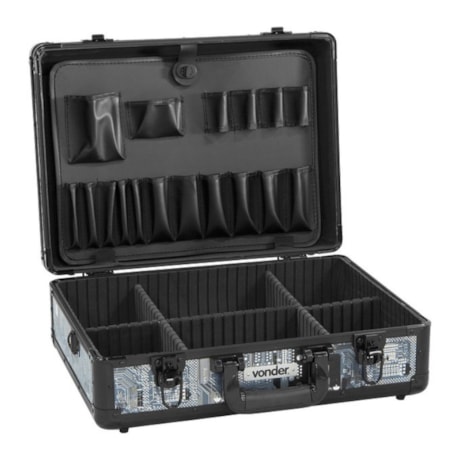 Maleta para Ferramentas em Alumínio com 5 Divisões MFV 313 VONDER-7977cb87-979d-4c1c-97ae-06adf56130d4