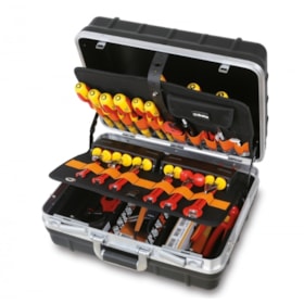 Maleta Plástica ABS Divisórias Chave com Rodas 2036/TV BETA