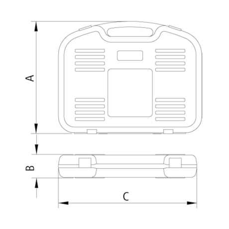 Maleta Plástica para Ferramentas com 43 Peças 44952/243 TRAMONTINA PRO