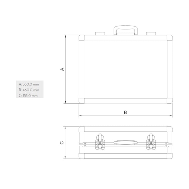 Maleta Porta Ferramentas Rígida em Alumínio 44952/050 TRAMONTINA PRO-5b3b86f2-db3a-41e3-9386-a9b4a60183b2