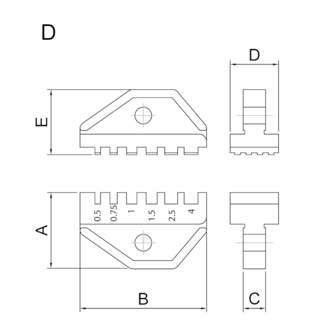 Mandíbula para Alicate Crimpador Modelo D 44056/104 TRAMONTINA PRO-ad6e4047-c89d-425a-beb8-e458528c5fbe