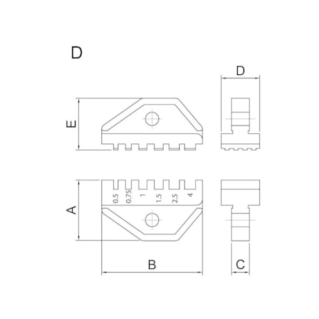 Mandíbula para Alicate Crimpador Modelo D 44056/104 TRAMONTINA PRO-eb1cb3e9-48a9-492e-a6da-4a67394a3a71