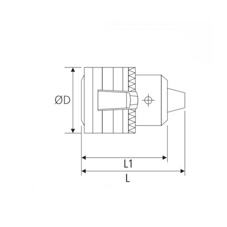 Mandril Com Chave 20mm B22 20P B22 BTFIXO-c31dcb9d-7fd0-470c-b531-be999f7d8ce0