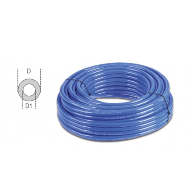 Mangueira de Poliuretano Tubo Flexível 8X12mm 50MTS 1/4