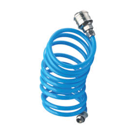 Mangueira Espiral 8X6mm 2.5 Metros com Engate e Conexão MS 17-25D STEULA