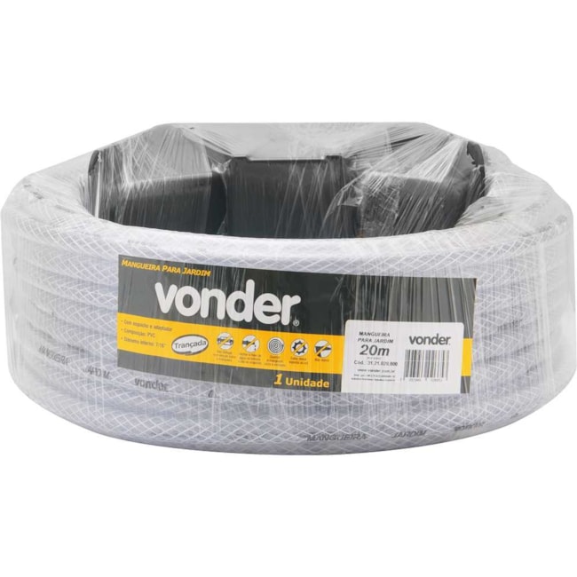 Mangueira para Jardim Trançada 20 Metros com Suporte 3121020001 VONDER-73dd0316-6873-428d-b4db-03d2ff682da7