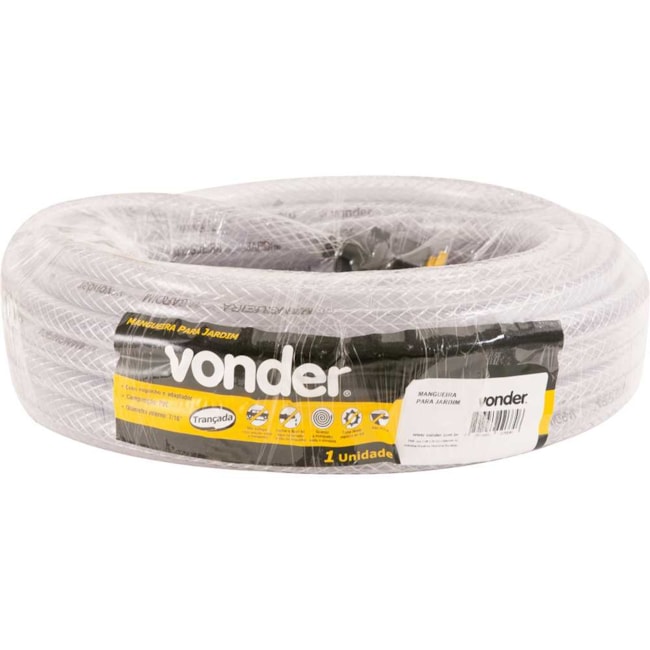 Mangueira para Jardim Trançada 20 Metros Transparente 3121020000 VONDER-81b3705b-1118-418c-961b-0f1ed937b977