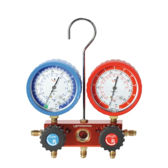 Manifold 2 Vias Refrigeração / Ar Condicionado R22/R407C 170551 ROTHENBERGER-8a099332-2026-4206-8909-2f3827ee15a8