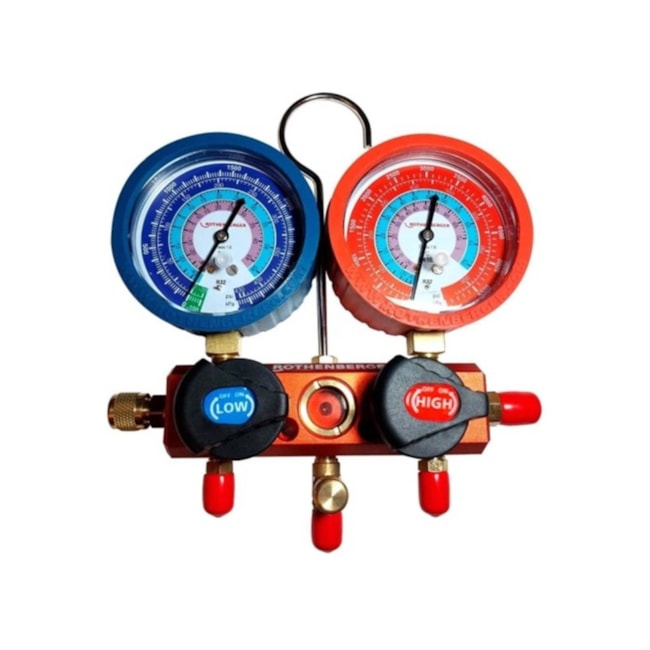 Manifold Analógico para Ar Condicionado R32/R410A 1000050093 ROTHENBERGER-3b29f545-a63a-4945-9e62-52516a3ce006