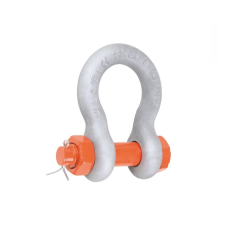 Manilha Curva 28mm Porca Contrapino Aço Alta Resistência Suporte Galvanizado 8031R 28 ROBUR-d5dd51a4-03ac-4f7d-a2b5-46d598c3a293