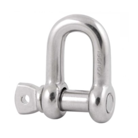 Manilha Reta para Cabo de Aço 3/8