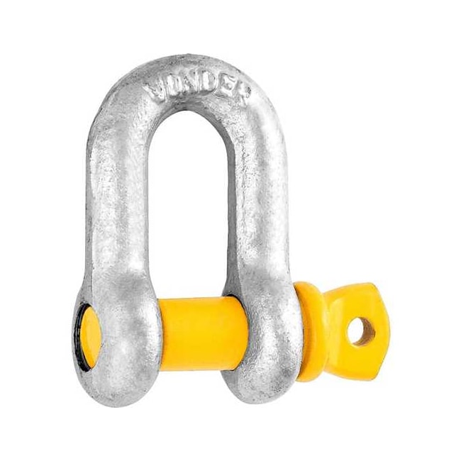 Manilha Reta para Cabo de Aço 3/8