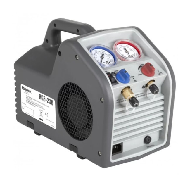 Máquina de Recuperação de Fluido Refrigerante de Ar Condicionado 550W 127V ROBINAIR RG3-d1e2c407-49ee-41d8-b41d-ad168d0ec950