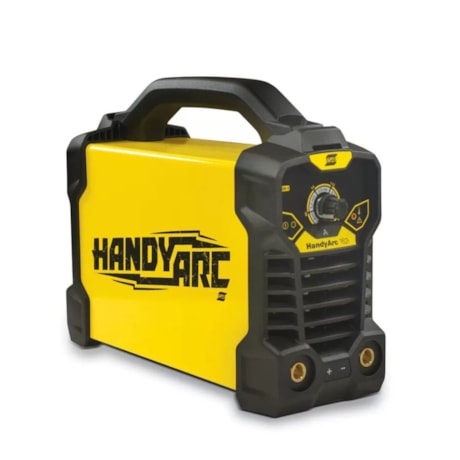 Máquina de Solda Inversora 160A Monofásico 220V HANDYARC 162I + Máscara SWARM A10 + Luva Mig MD BLACK ESAB