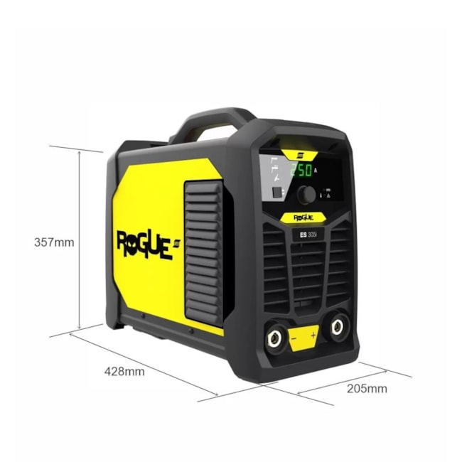 Máquina de Solda Inversora TIG/MMA 250A FT60% Monofásico 220V VRD com Cabos ROGUE LHN ES305I ESAB-d53db2f9-6dbc-40e9-b574-d4444e54660c